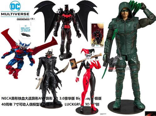 正版dc麦克法兰蝙蝠侠可动人偶