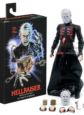 NECA 猛鬼追魂 Hellraiser 钉子头 7寸可动人偶正版玩具手办模型