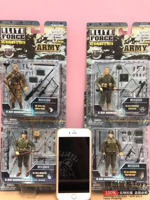 诺曼底二战模型人偶公仔