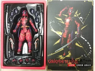 名将 漫威死侍 武士倾奇者 侍 武者7寸可动人偶公仔手办模型