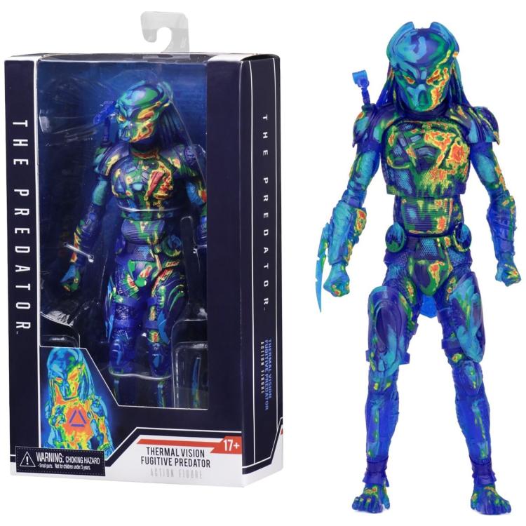 NECA 铁血战士Predator2018电影版热感版7寸关节可动人偶手办公仔 模玩/动漫/周边/娃圈三坑/桌游 潮玩盲盒 原图主图