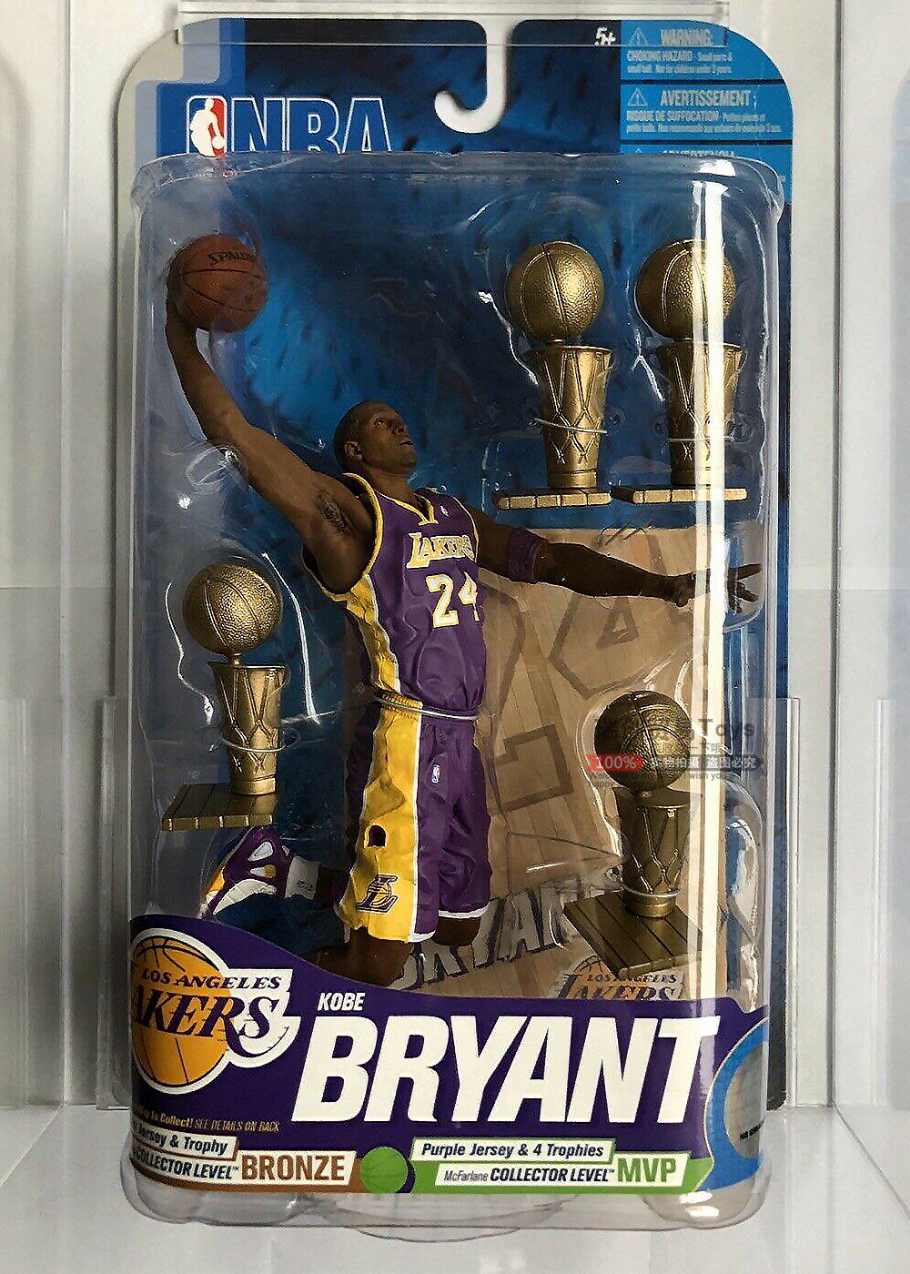 麦克法兰NBA黑曼巴17代科比手办奖杯湖人限量乔丹詹姆斯Kobe模型