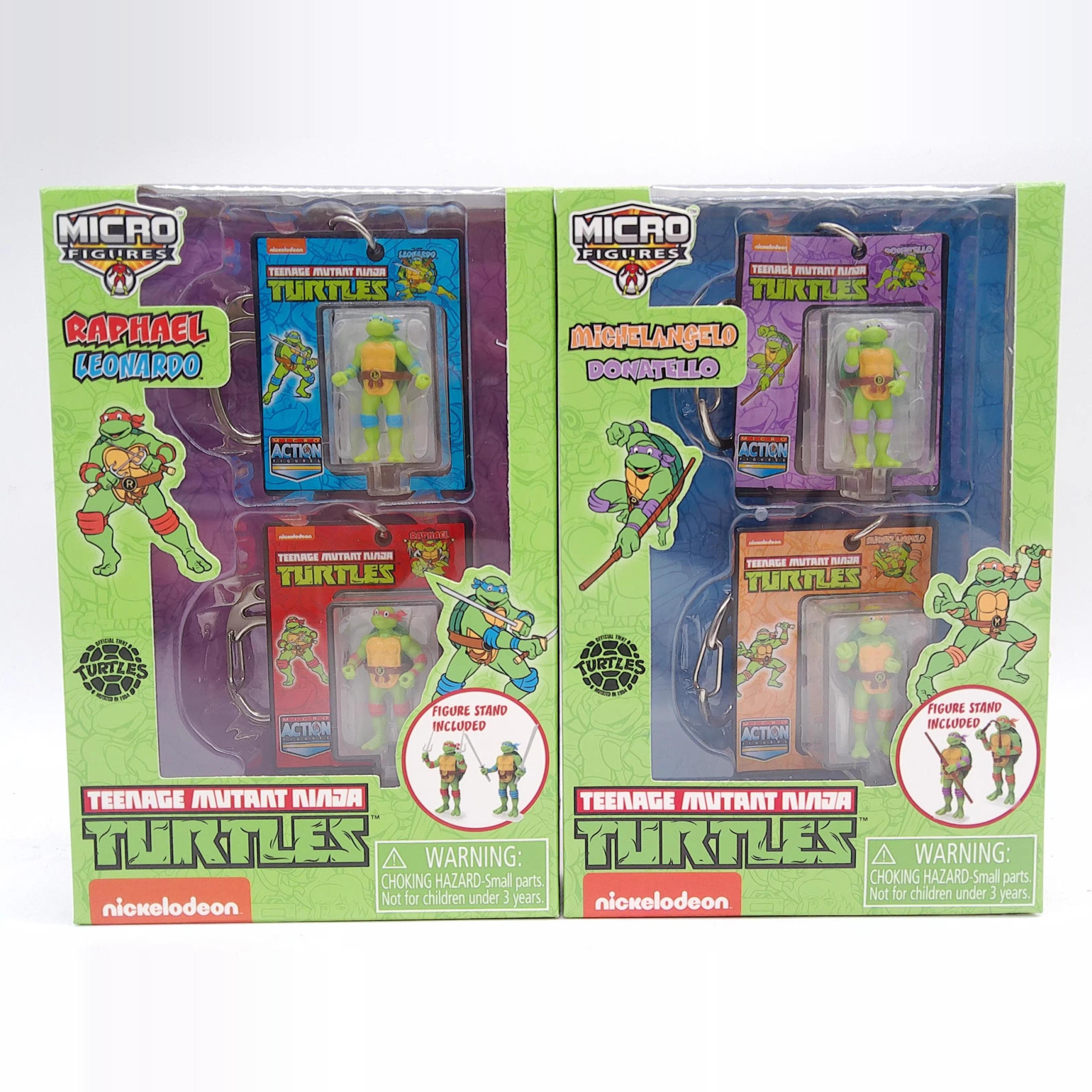 忍者神龟美版微缩世界手办莱昂纳多拉斐尔多纳泰罗米开朗基罗摆件
