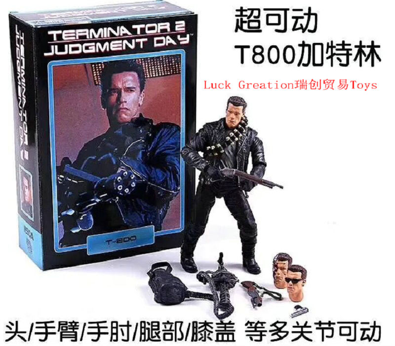 终结者盒装阿诺NECA现货18cm