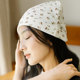 月子帽春夏产妇帽亲肤网孔透气夏季 纯棉孕妇帽子产后夏天头巾 薄款