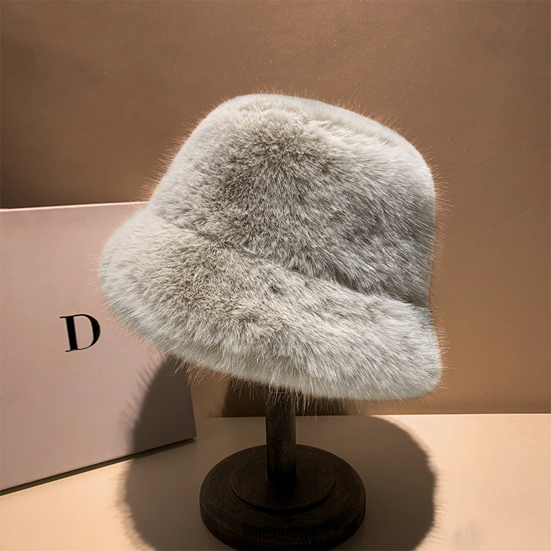 仿狐狸毛渔夫帽女秋冬季加厚护耳保暖神器简约小边帽子显脸小盆帽,服饰配件/皮带/帽子/围巾,帽子,淘宝优惠券,粉丝福利购,淘宝优惠卷