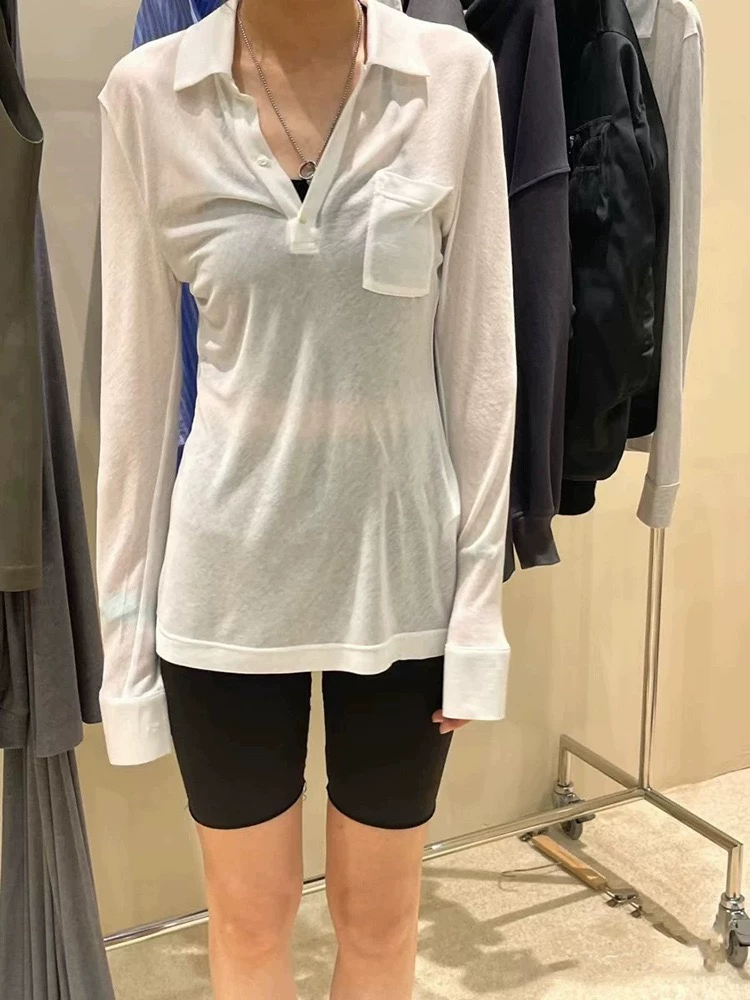 Summer design woolen polo, long-sleeve, (Physicals), sun protection