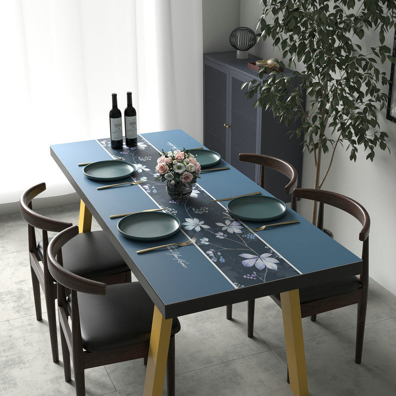 茶几布桌布免洗防油防水轻奢高级感长方形防烫餐桌垫子pvc可定制,居家布艺,桌布,淘宝优惠券,粉丝福利购,淘宝优惠卷
