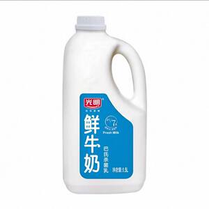 光明巴氏杀菌鲜奶牛奶