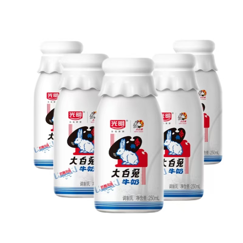 儿童节礼物大白兔奶糖风味牛奶