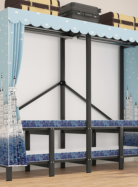 新款免安装折叠简易组装衣柜加粗加厚家用卧室出租房布衣柜收纳柜