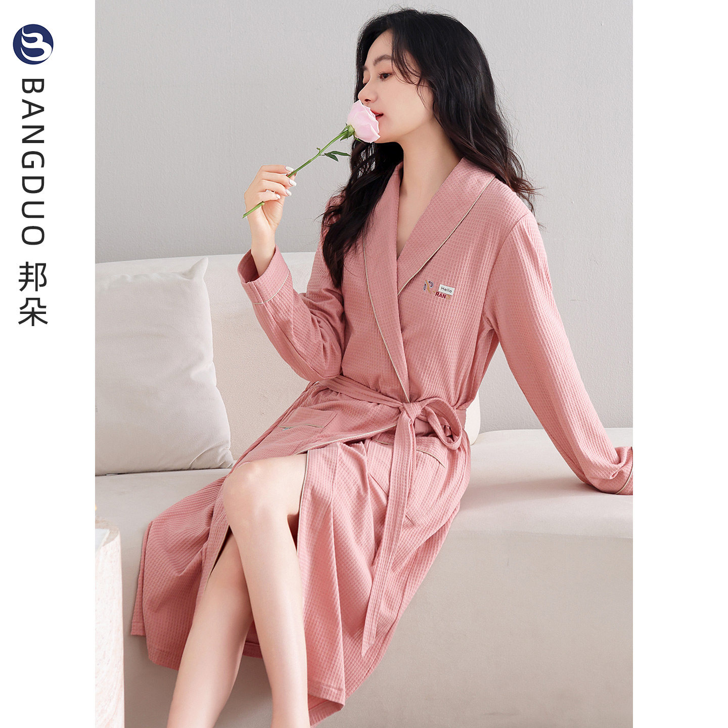 睡袍女士春秋款纯棉长袖女款秋季长款浴袍睡衣2025新款浴衣家居服,女士内衣/男士内衣/家居服,睡袍/浴袍,淘宝优惠券,粉丝福利购,淘宝优惠卷