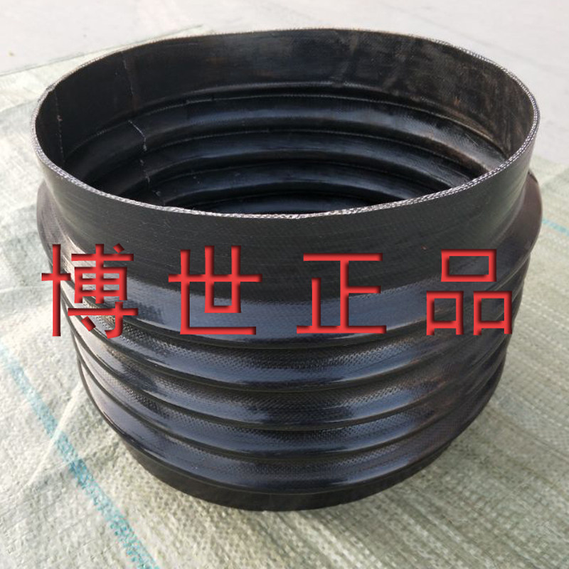 进口硅胶管钢丝软管订做大口径耐高压耐高温钢丝加布管波纹伸缩管