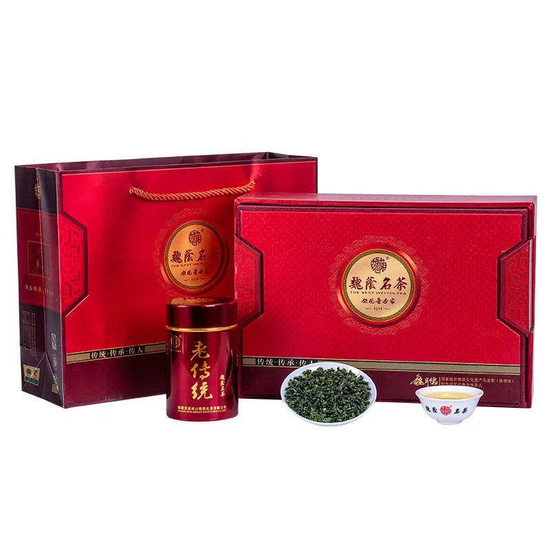 魏荫名茶 安溪铁观音 乌龙茶 特级 清香型 老传统 礼盒装 150克