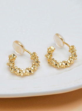 时尚潮流气质圆环耳夹无耳洞耳骨夹简约通勤百搭耳环高级感50747