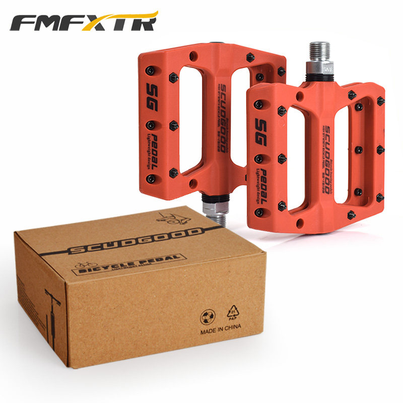 自行车脚踏板山地车死飞铝合金脚蹬子单车培林脚踏轴承大脚蹬防滑