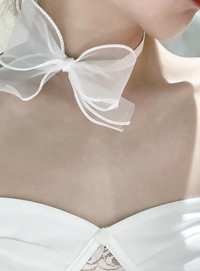 芭蕾少女项链女饰品年会配饰颈带