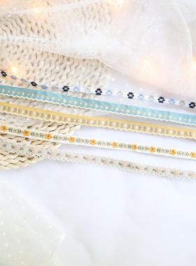 日韩小清新少女民族风女花朵颈带