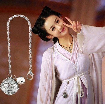 宫铃手链金色铃铛钥匙扣