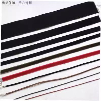 鞠婧祎同款丝绒项链短款颈链