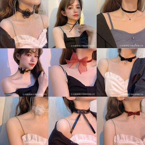 女蝴蝶结锁骨链2022新款