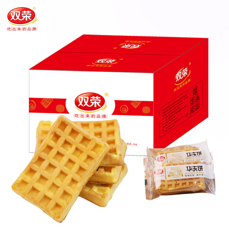 双荣华夫饼500g/1kg散装零食