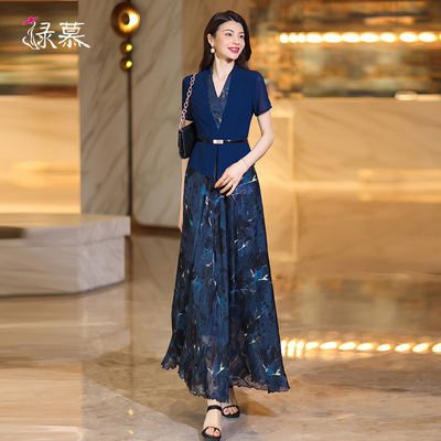 轻奢高级感气质显瘦裙子女夏长裙