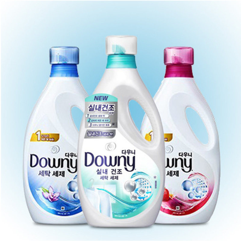 韩国进口当妮downy洗衣液洁净柔顺护理持久留香家庭用机手洗内衣