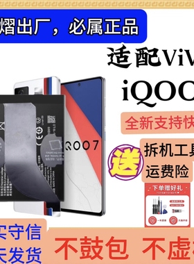 适用IQOO11Pro7/8/9/10/5手机原装电池全新正品neo7/8/6seB-m8 X3