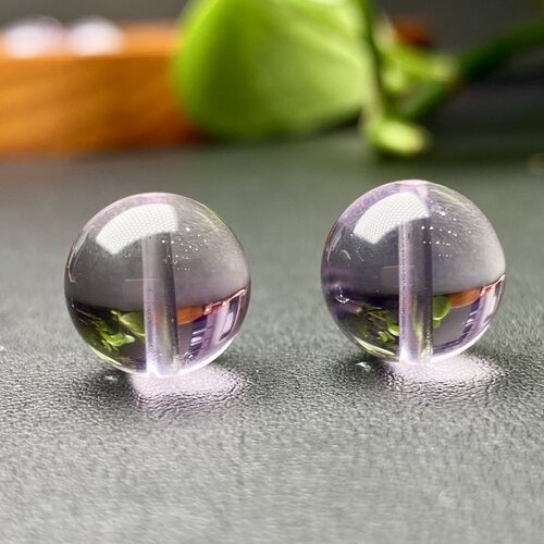 天然玻利维亚紫水晶圆珠散珠