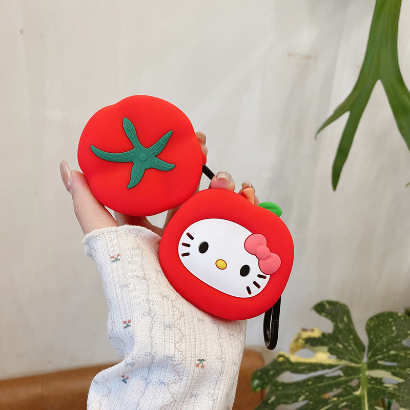 NUOPAISI立体番茄硅胶适用三星buds4耳机保护套Galaxybuds4pro无线蓝牙耳机外壳buds4骷髅头夜光耳机套
