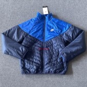 THERMA FIT男子立领休闲保暖宽松短款 棉服 NIKE耐克 FB8196 410