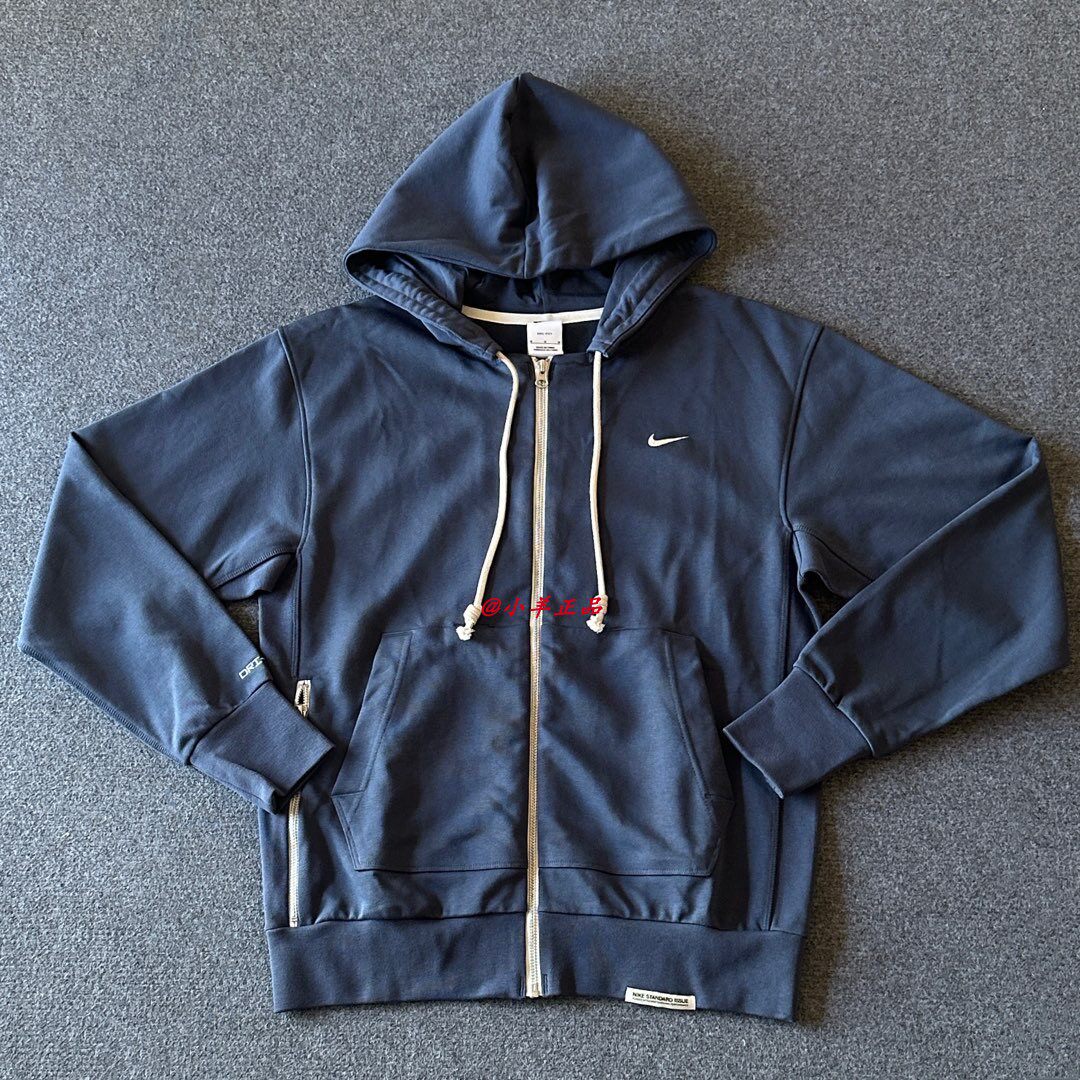 NIKE耐克针织夹克男女连帽开衫卫衣秋季运动拉链外套DQ5817-437