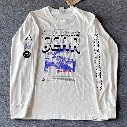 NIKE耐克男子ACG春季户外机能全天候印花运动休闲长袖FQ3730-121