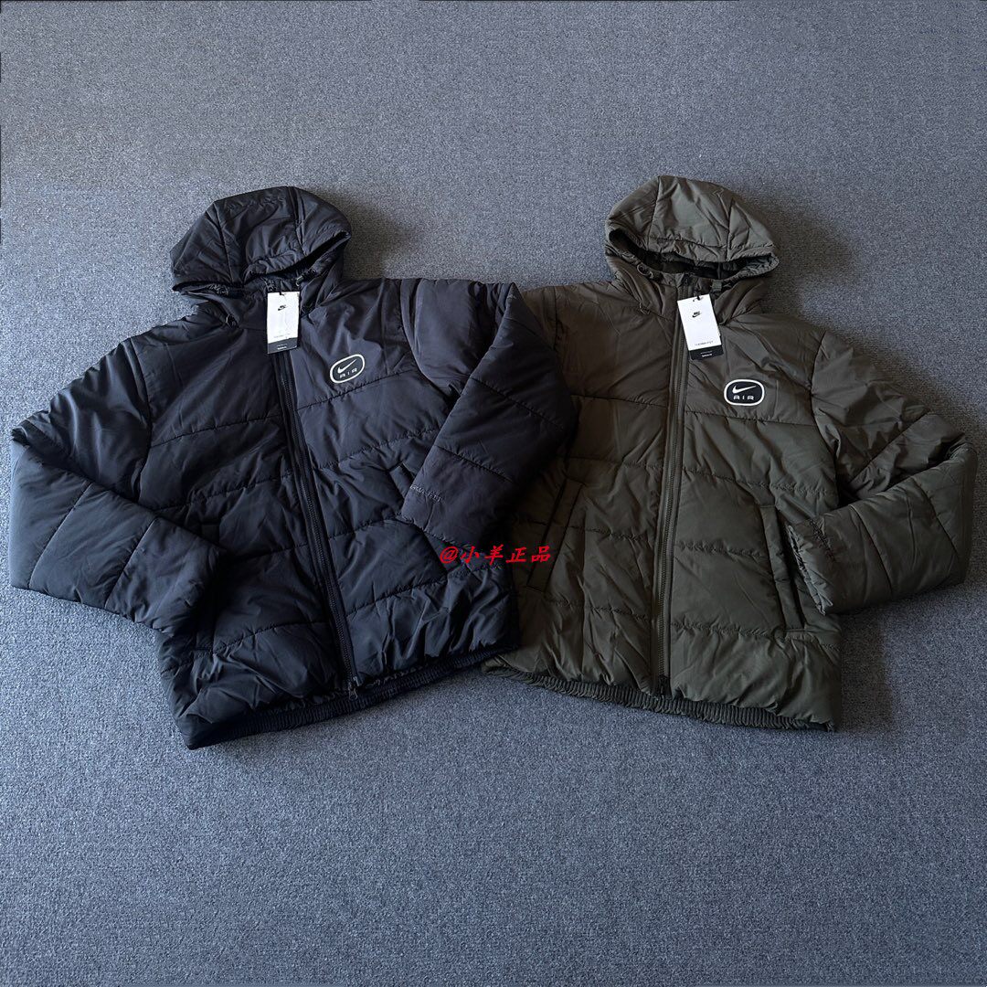 NIKE耐克 THERMA 防风保暖男休闲运动连帽棉服外套HM0198-011-325