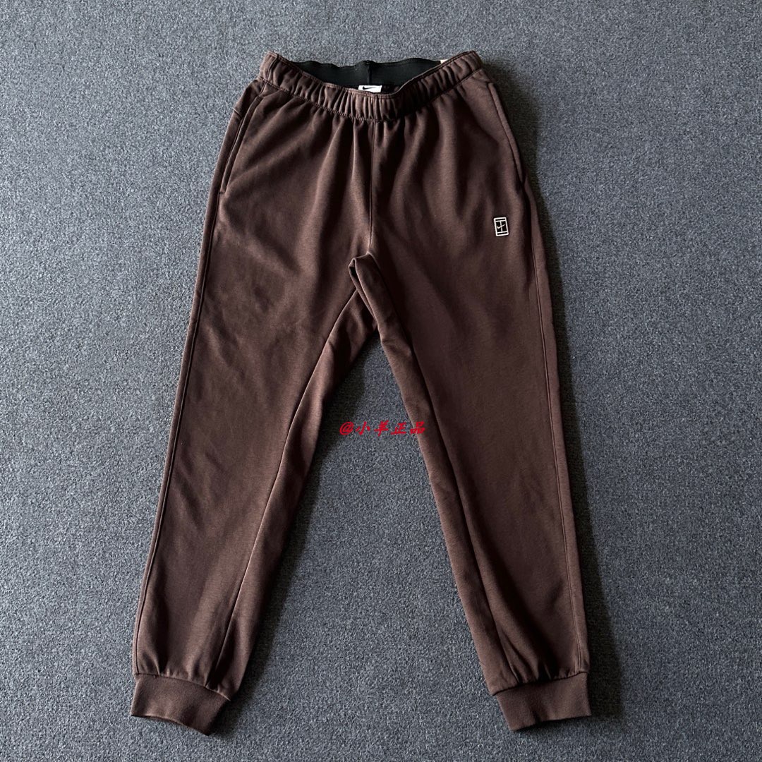 NIKE耐克 男子运动训练速干法式毛圈针织网球长裤 DQ4588-237-010