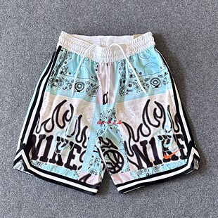 HF6151 五分裤 NIKE耐克男子夏季 涂鸦篮球运动健身训练速干透气短裤