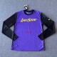 FZ0099 NIKE耐克正品 504 NBA湖人队男士 拼接宽松训练长袖 Dri FIT