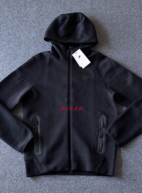 NIKE耐克 男子TECH春季运动训练跑步休闲防风连帽外套FB7922-010