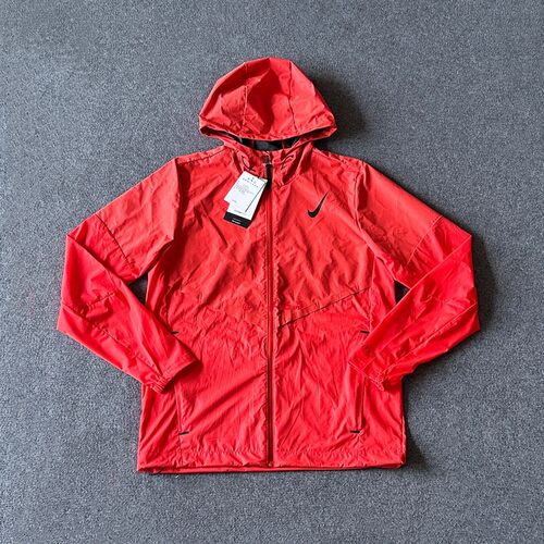 NIKE耐克AEROSWIFT STORM-FIT男防风拒水跑步夹克红色FZ9040-696