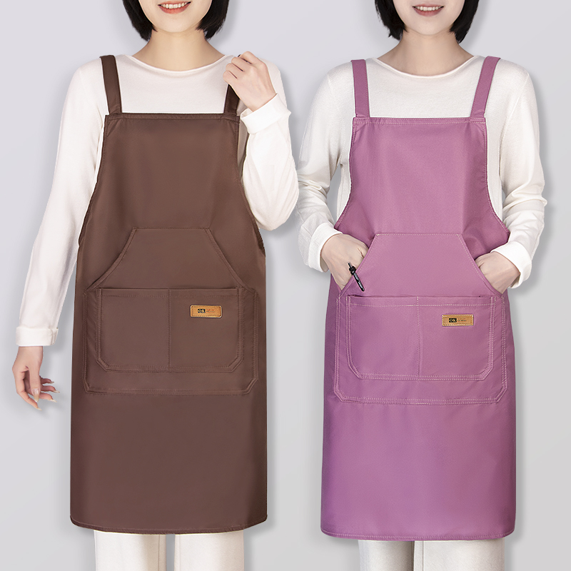 旱龙新款三合一防水背带围裙男女