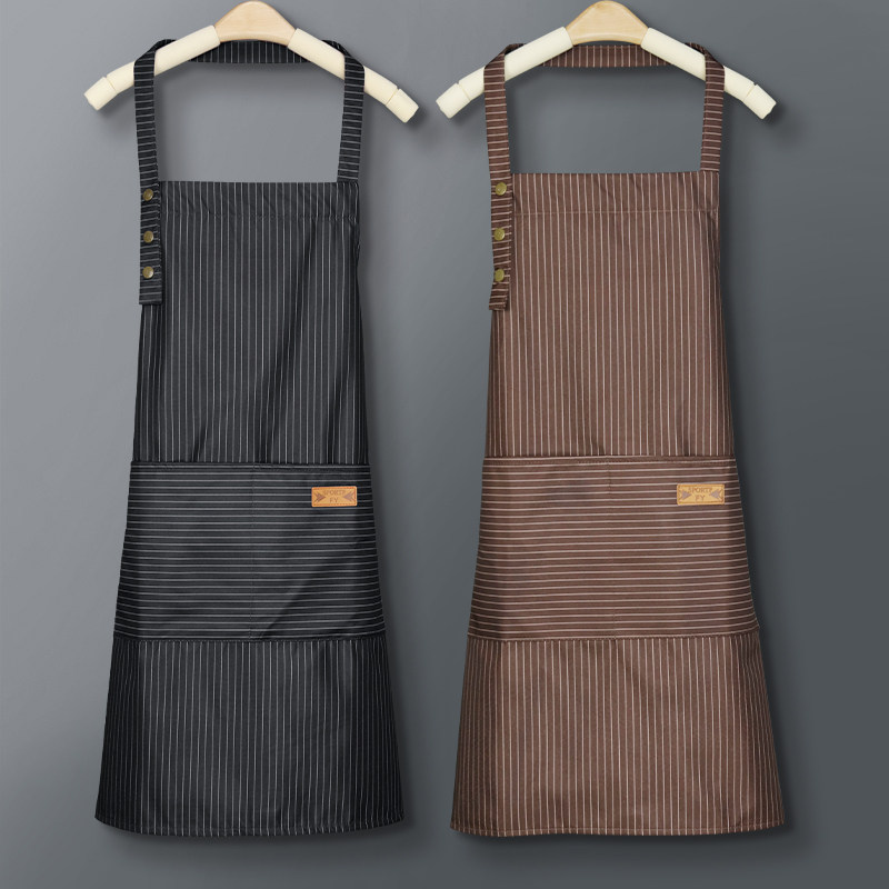 2026新款围裙女夏季家用厨房防水防油餐饮专用工作服定制logo印字