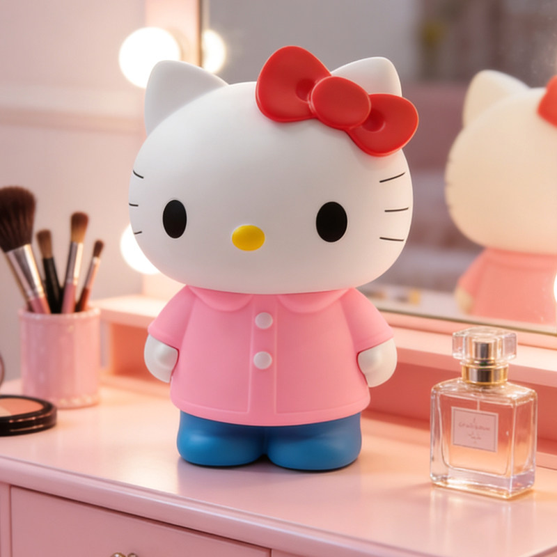 HelloKitty搪胶存钱罐KT猫客厅饰品直播间摆件超大儿童生日礼物