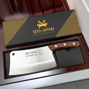 进口菜刀厨房加厚砍骨刀日式炮弹钢斩骨刀剁骨刀碎骨刀大型牛羊猪