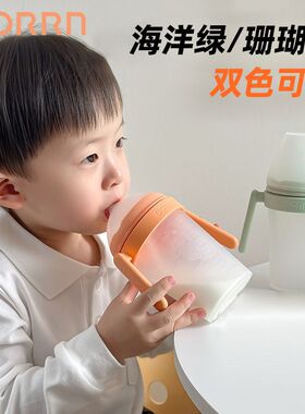 BORRN硅胶手柄配件博恩奶瓶新生儿宝宝婴儿防胀气PPSU手柄搭配