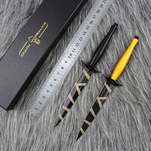 极端武力虎纹沙漠突击队鲱鱼FS户外生存刀一体龙骨高硬度野外求生