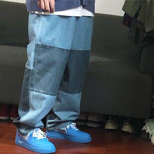 Broken EDC Twill Denim 双压线 BTTJOB Pants 拼接斜纹牛仔裤
