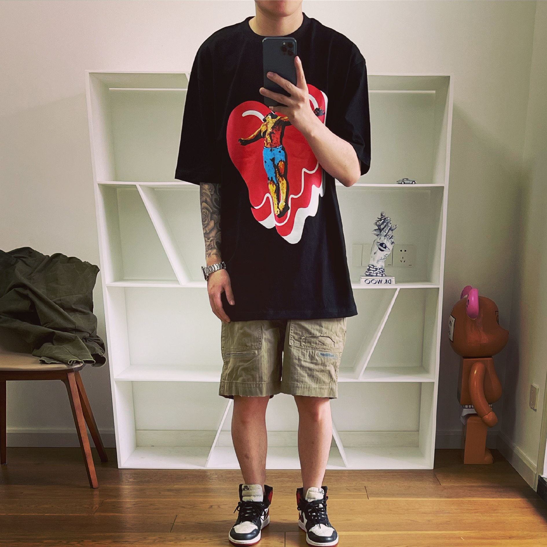BTTJOB EU LOGO TYPE 2 TEE / BLACK