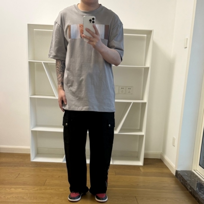 BTTJOB短袖潮牌青年闪灵水印t恤