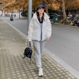 白色短款连帽羽绒服女2024冬季新款小个子学院风90白鸭绒加厚外套，女装羽绒服，浙宝180A